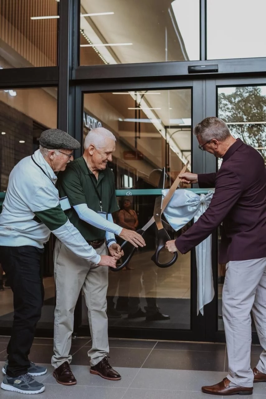 The official ribbon cutting ceremony marking the opening of Garden Walk.jpg