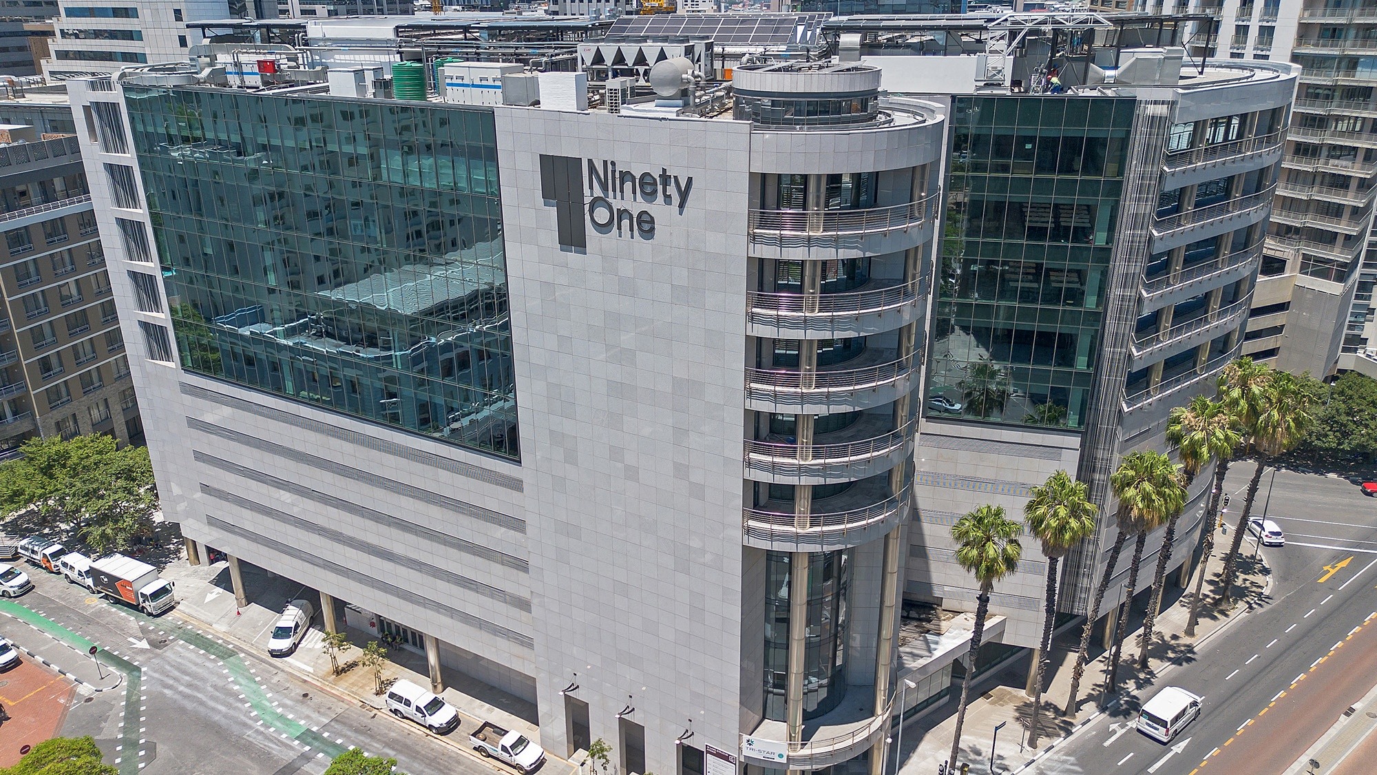 Exterior of Ninety One's Office at Growthpoint’s 36 Hans Strijdom Foreshore building in Cape Town.jpg