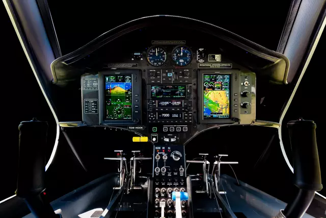 Pipistrel Explorer Aircraft - cockpit view V2