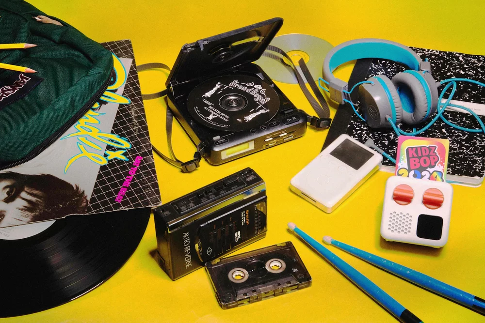 Sick of screens, families are giving kids old Walkmen and MP3 players