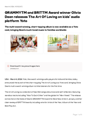 173-grammytm-and-brittm-award-winner-olivia-dean-releases-the-art-of-loving-on-kids-audio-platform-yoto