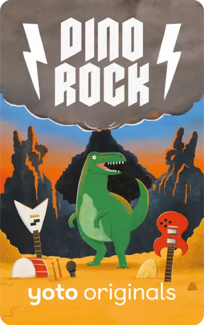 Dino Rock card