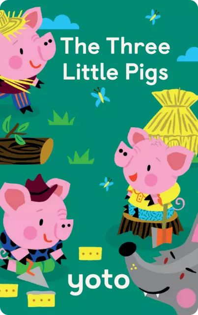 The Three Little Pigs card