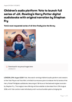 834-children-s-audio-platform-yoto-to-launch-full-series-of-j-k-rowling-s-harry-potter-digital-audiobooks