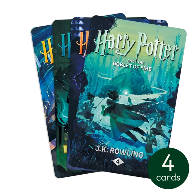 Yoto Harry Potter Bundle Books 4-7 Card Fan